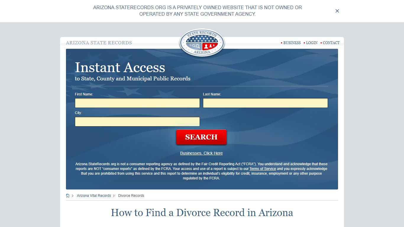 How to Find a Divorce Record in Arizona